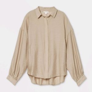 Prologue Long Sleeve Button Down Blouse